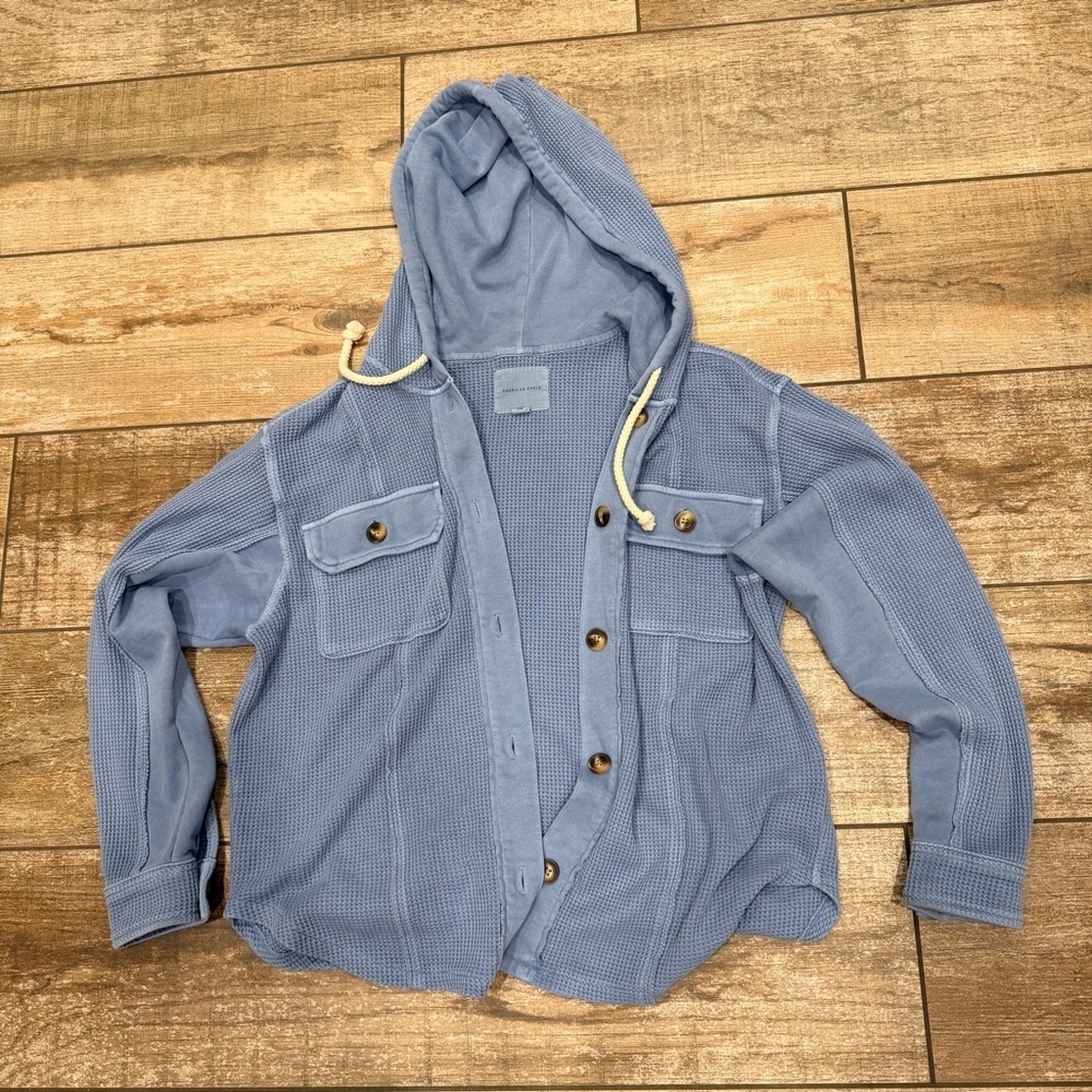 American Eagle Outfitters | Blue Oversized Sweater - Picture 2 of 8
